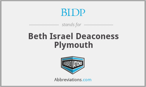 What is the abbreviation for beth israel deaconess plymouth?
